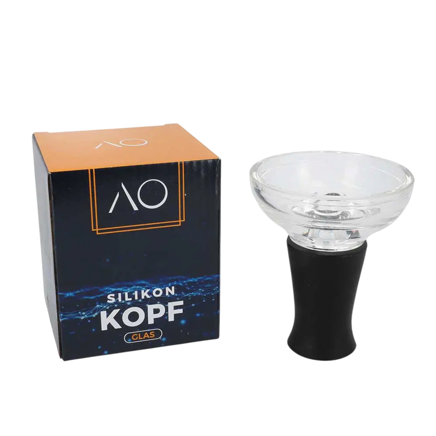 AO Glas-Silikonphunnel Schwarz