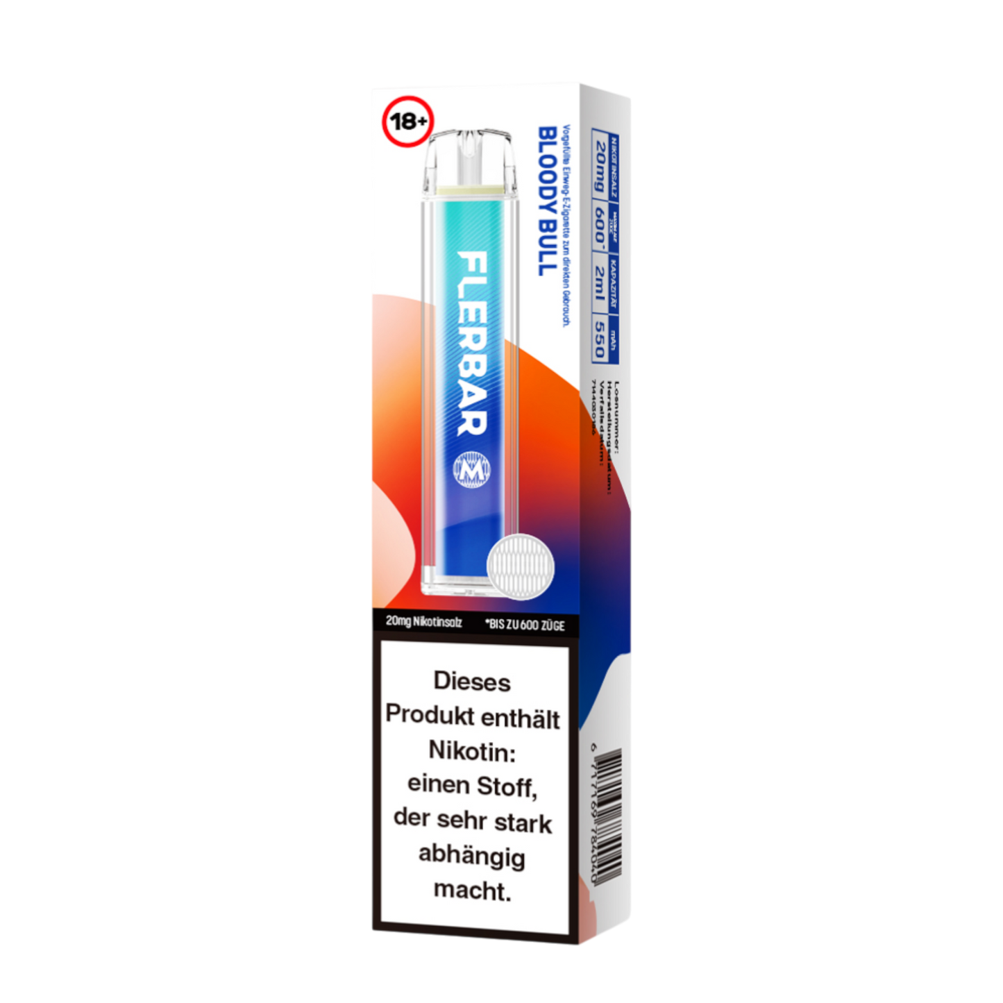 Flerbar Vape - Bloody Bull - 20mg