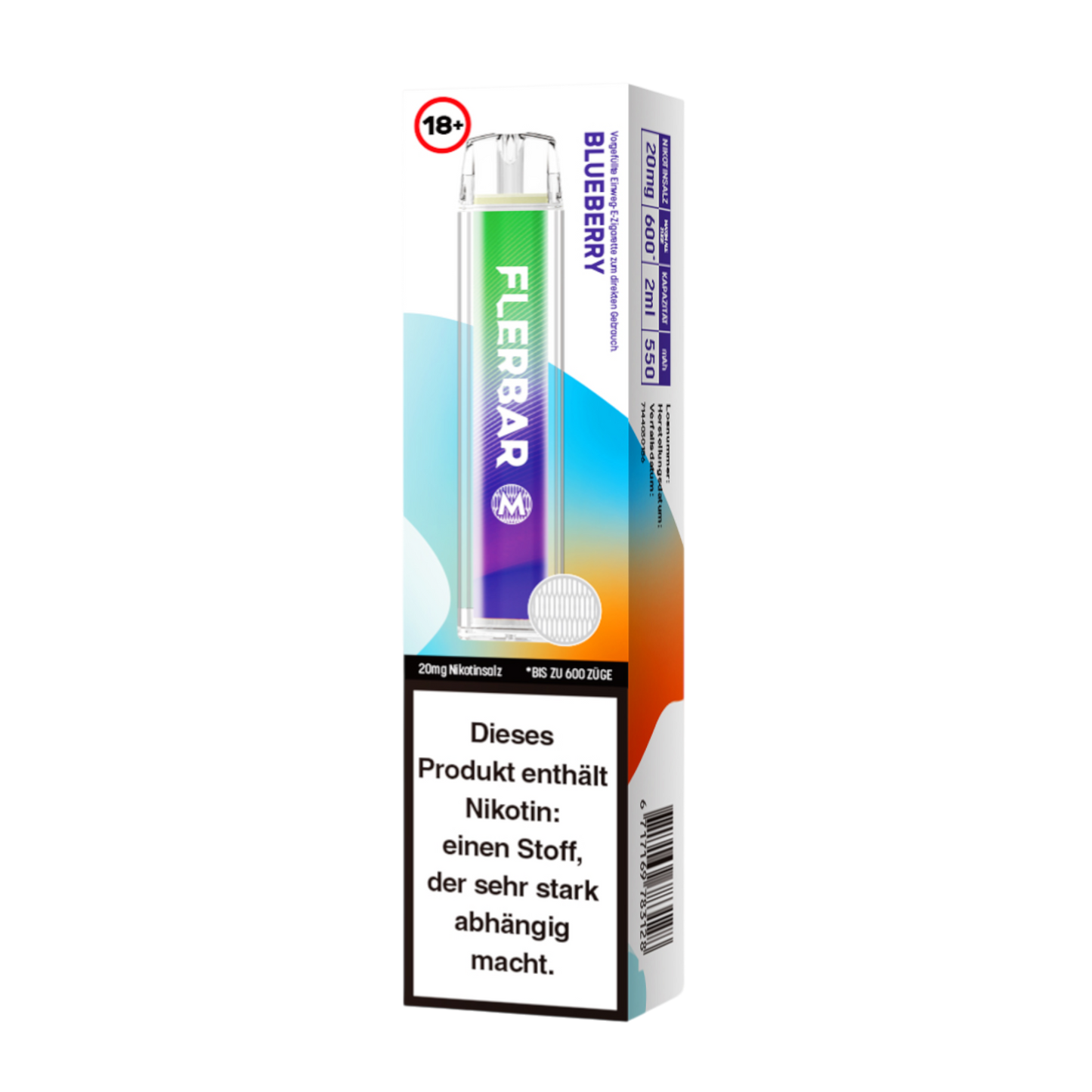 Flerbar Vape - Blueberry - 20mg