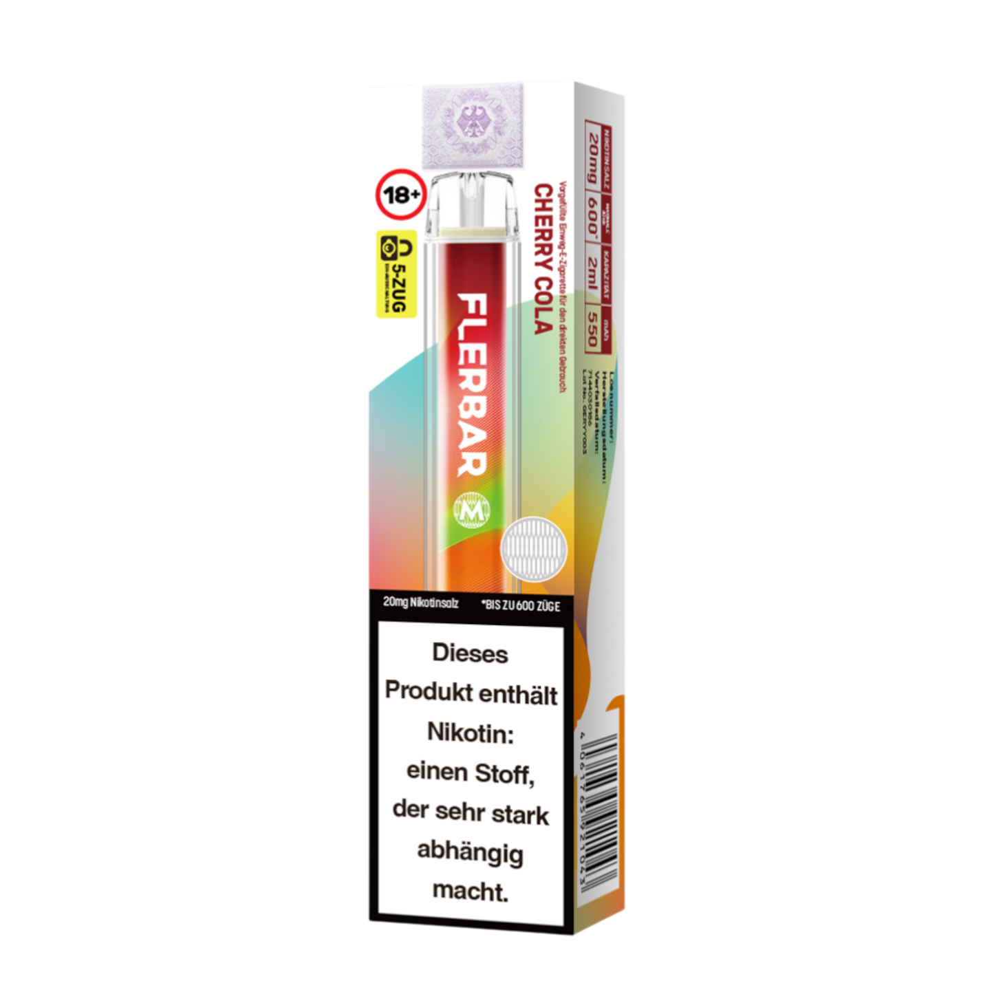 Flerbar Vape - Cherry Cola - 20mg