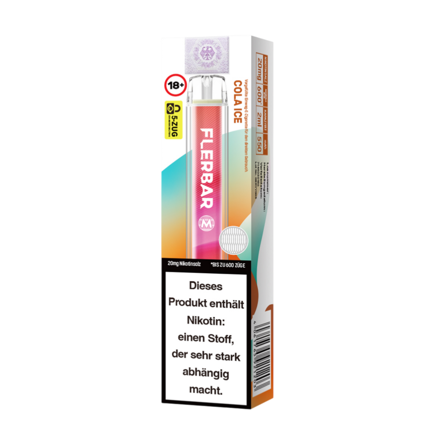 Flerbar Vape - Cola Ice - 20mg