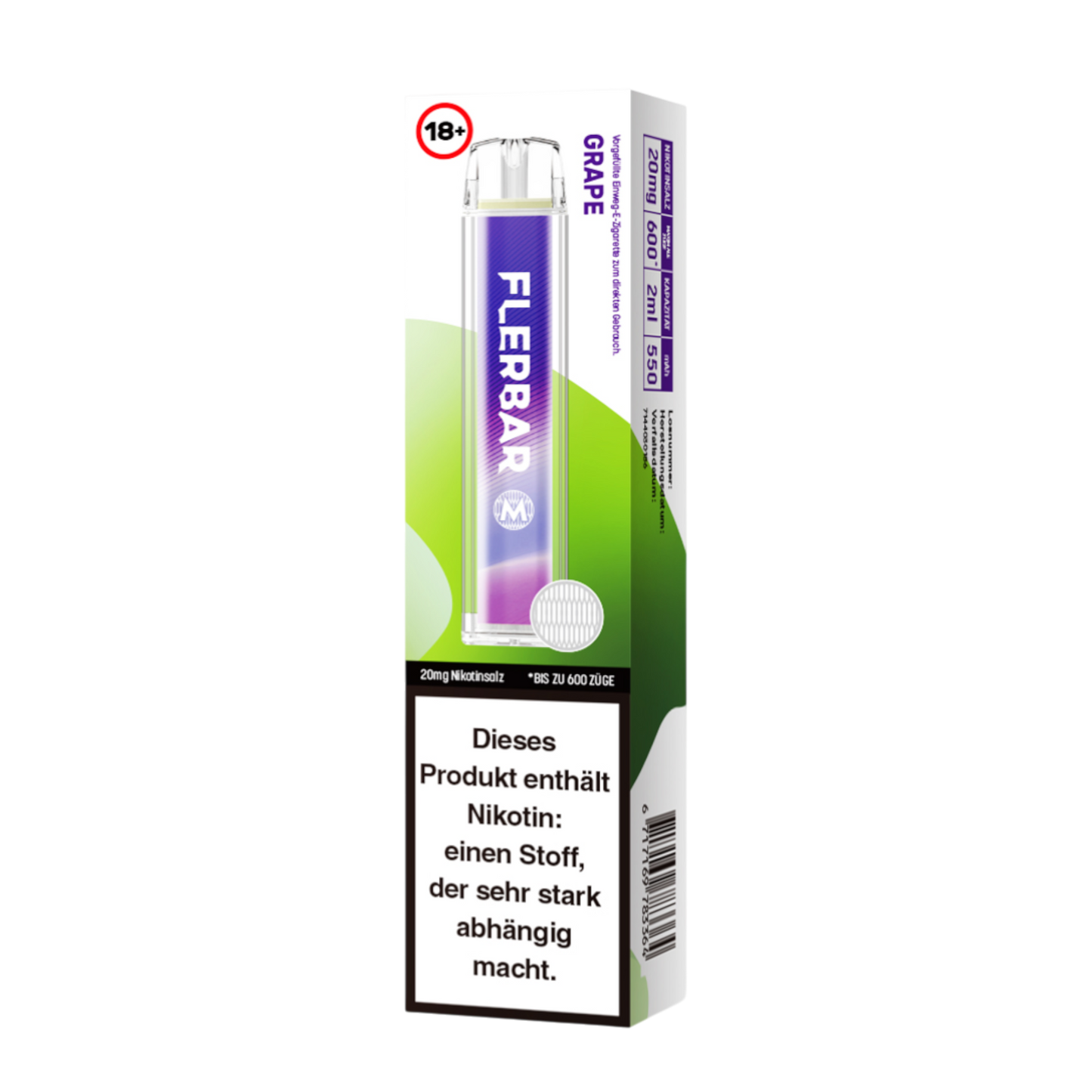 Flerbar Vape - Grape - 20mg