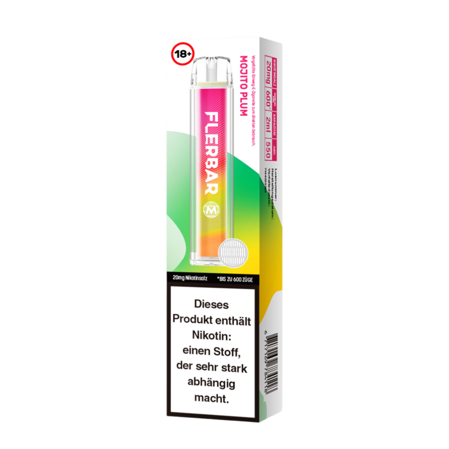 Flerbar Vape - Mojito Plum - 20mg
