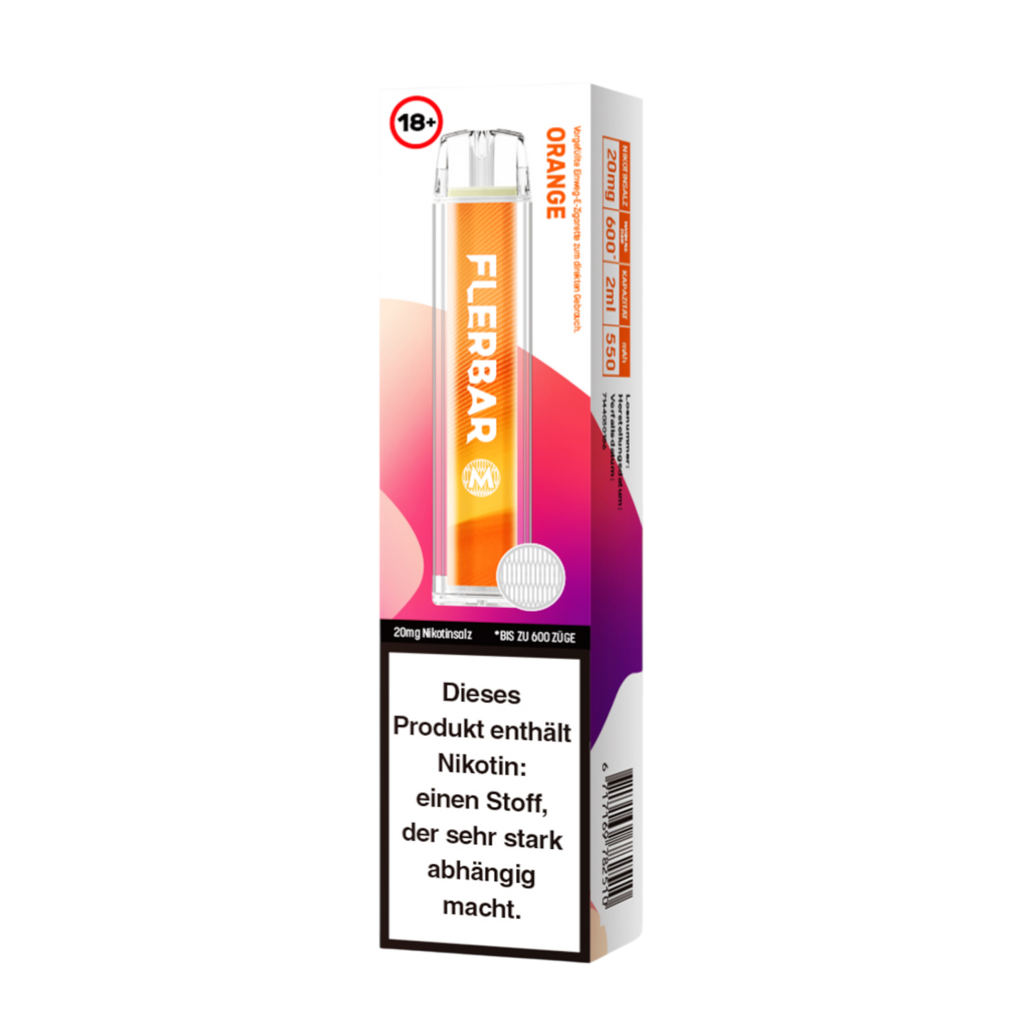Flerbar Vape - Orange - 20mg