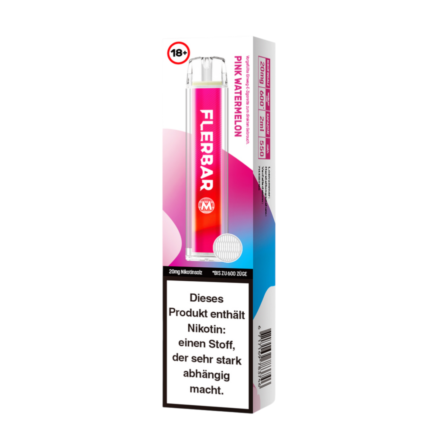 Flerbar Vape - Pink Watermelon - 20mg