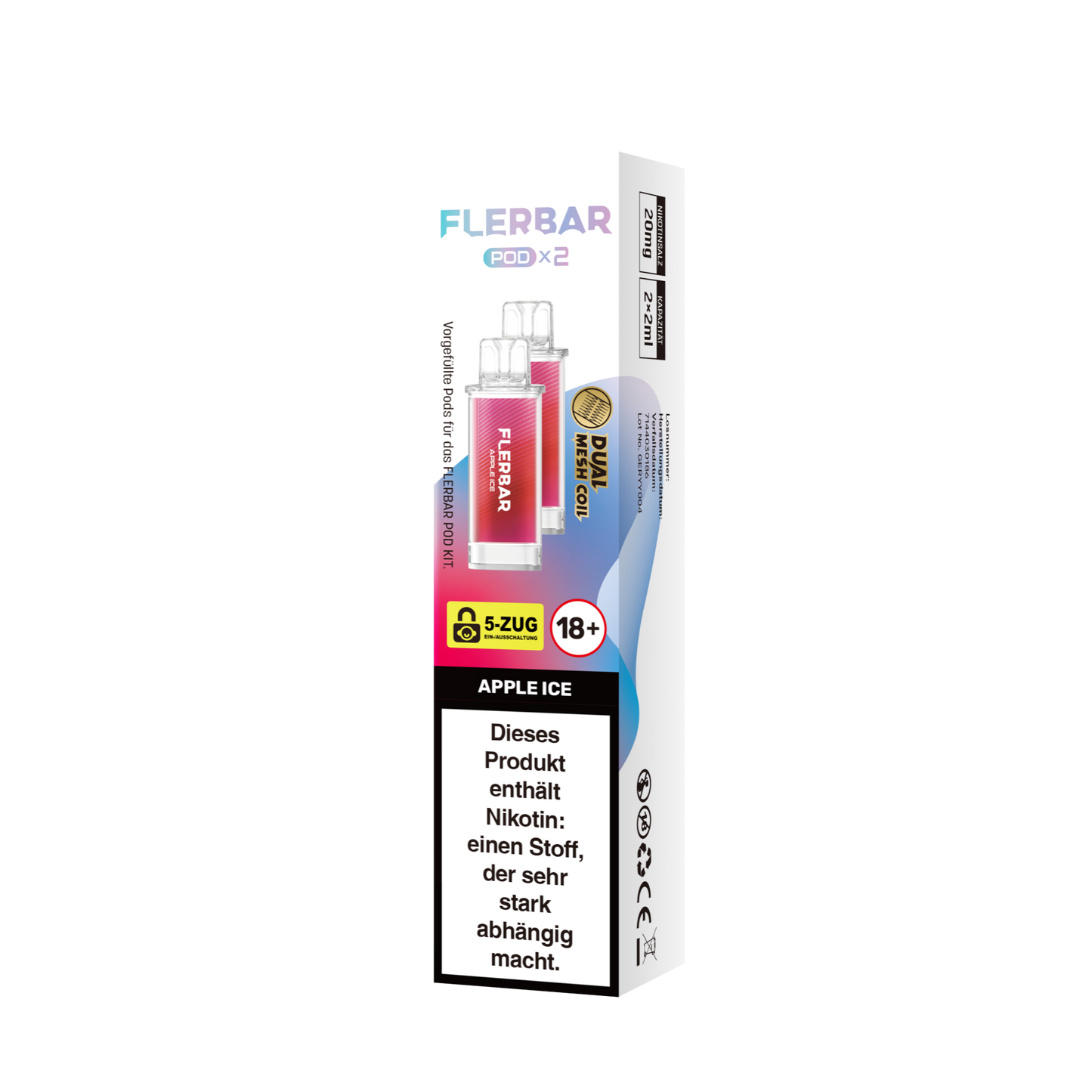 Flerbar - Prefilled Pod - Apple Ice