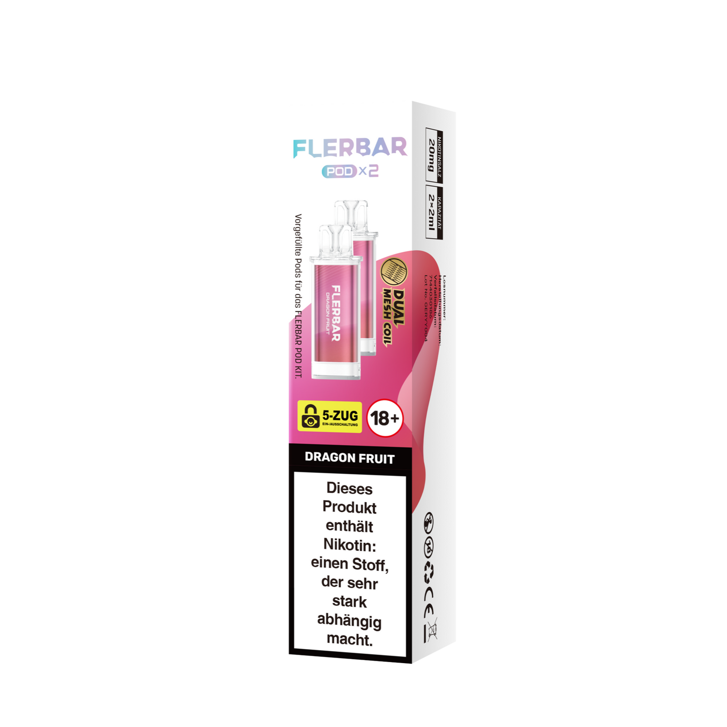Flerbar - Prefilled Pod - Dragon Fruit