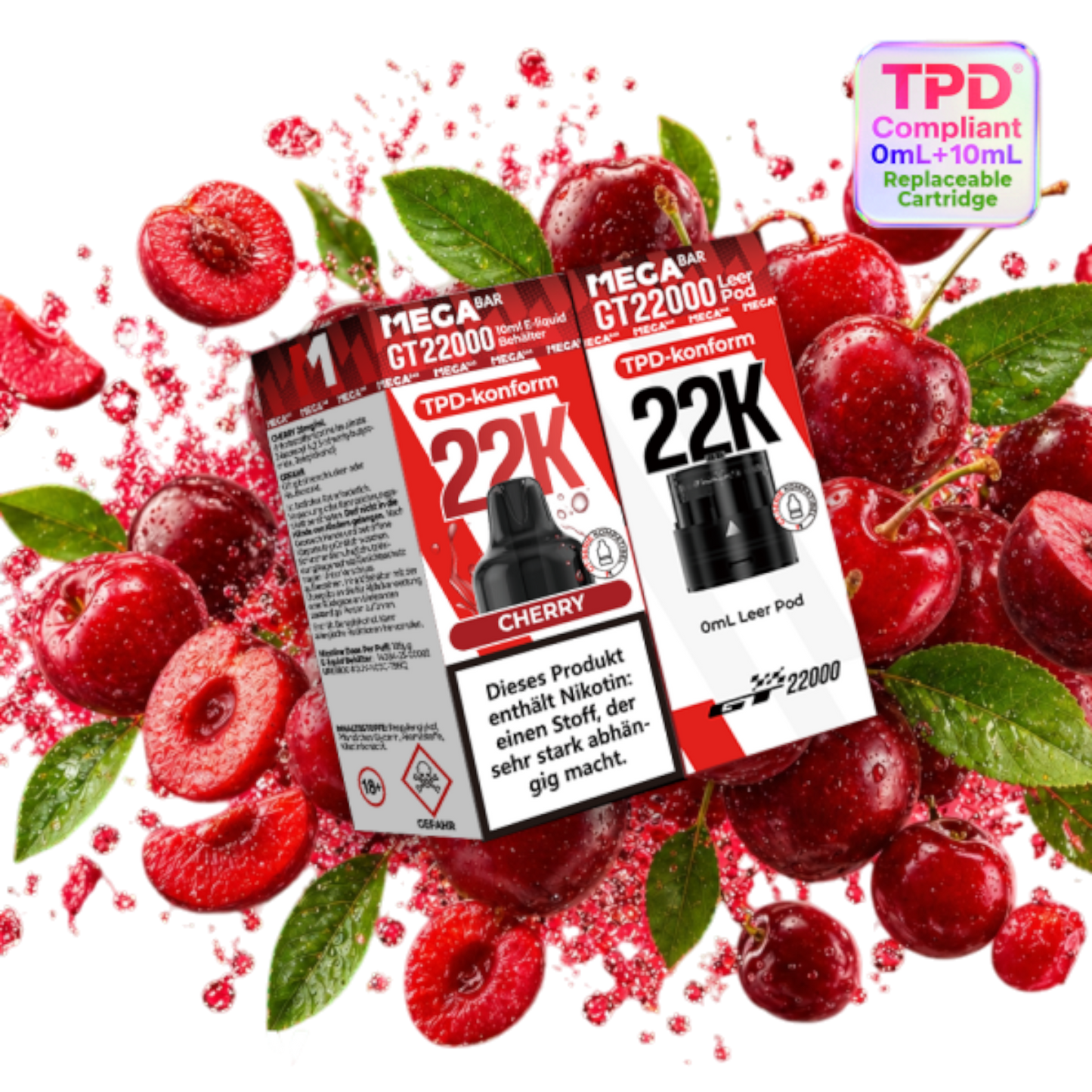 MegaBar - Prefilled Pod Liquid - Cherry