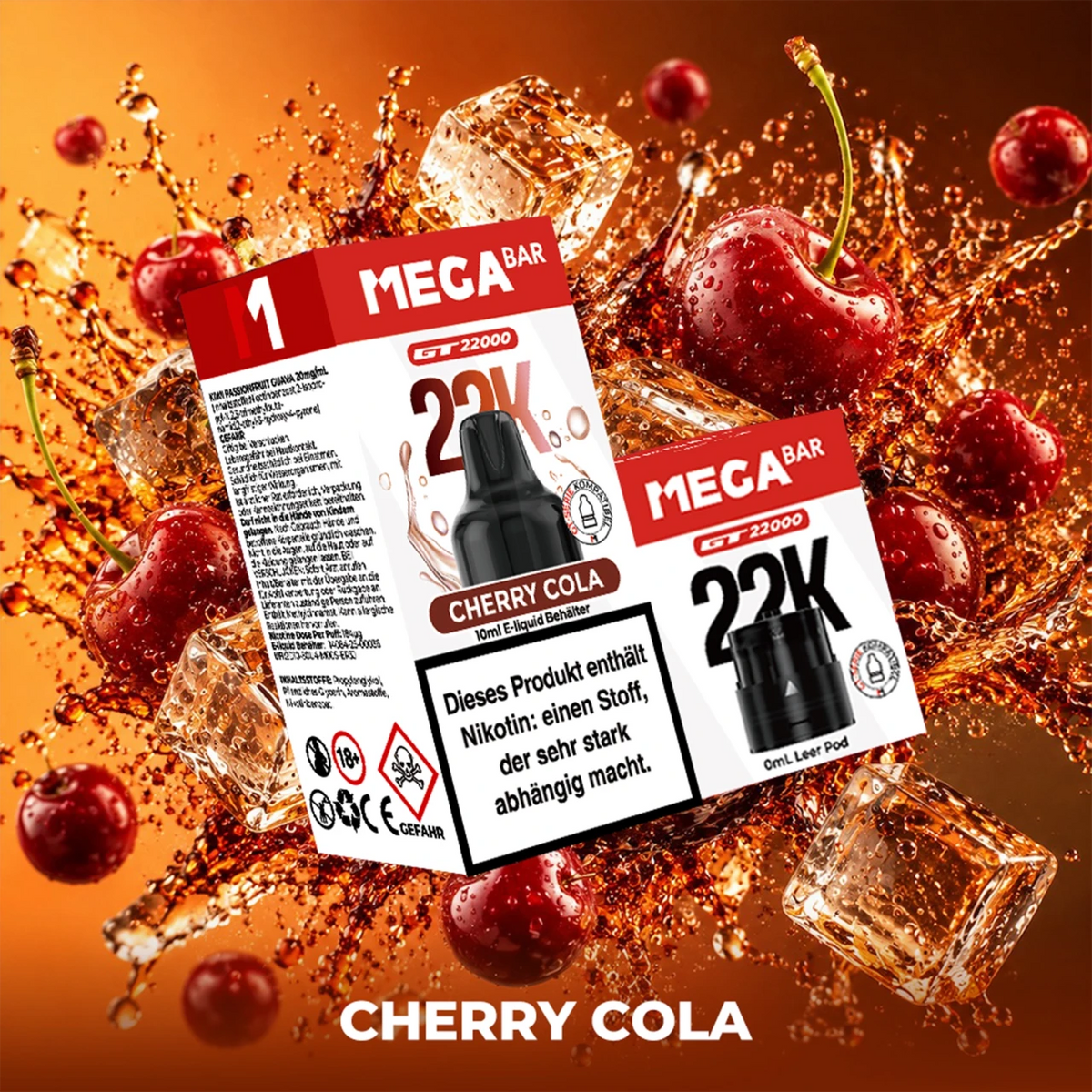 MegaBar - Prefilled Pod Liquid - Cherry Cola
