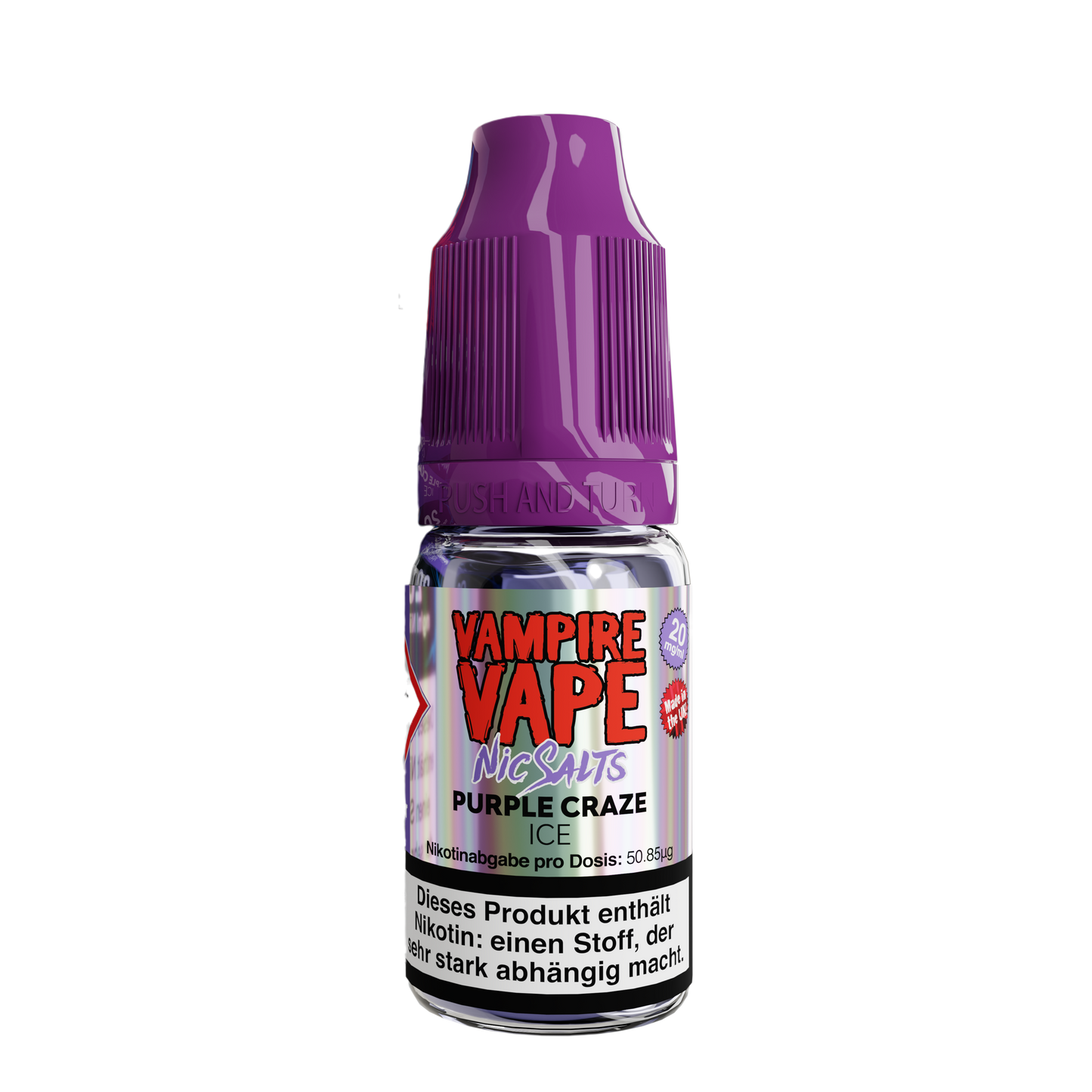 Vampire Vape 10ml - Purple Craze Ice - 20mg