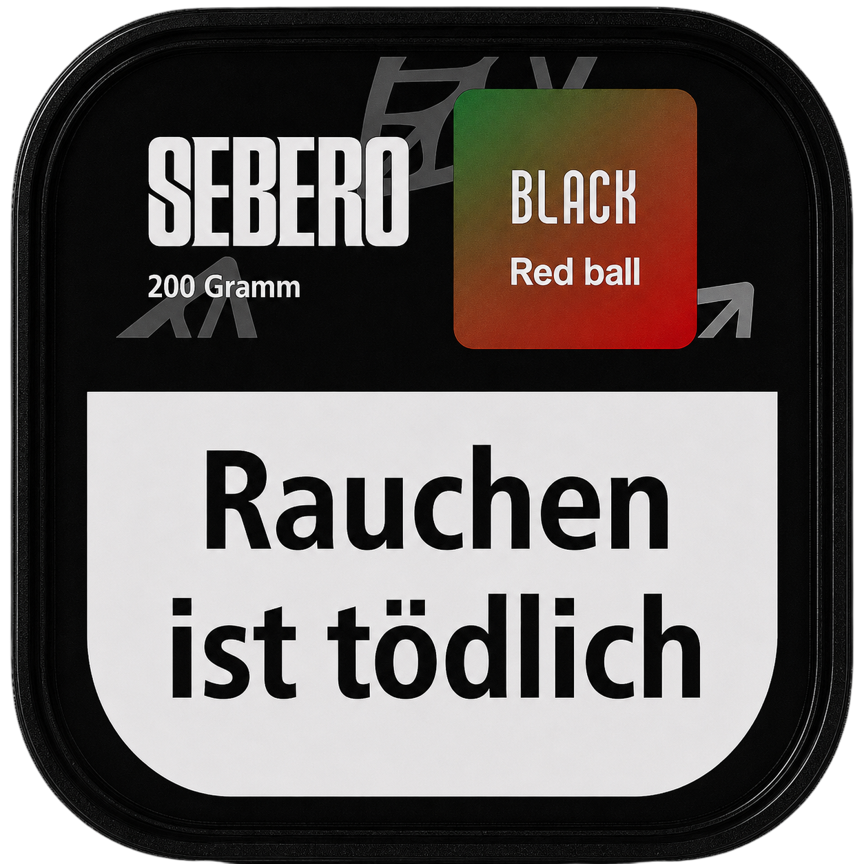 Sebero Black - Red ball - 200g