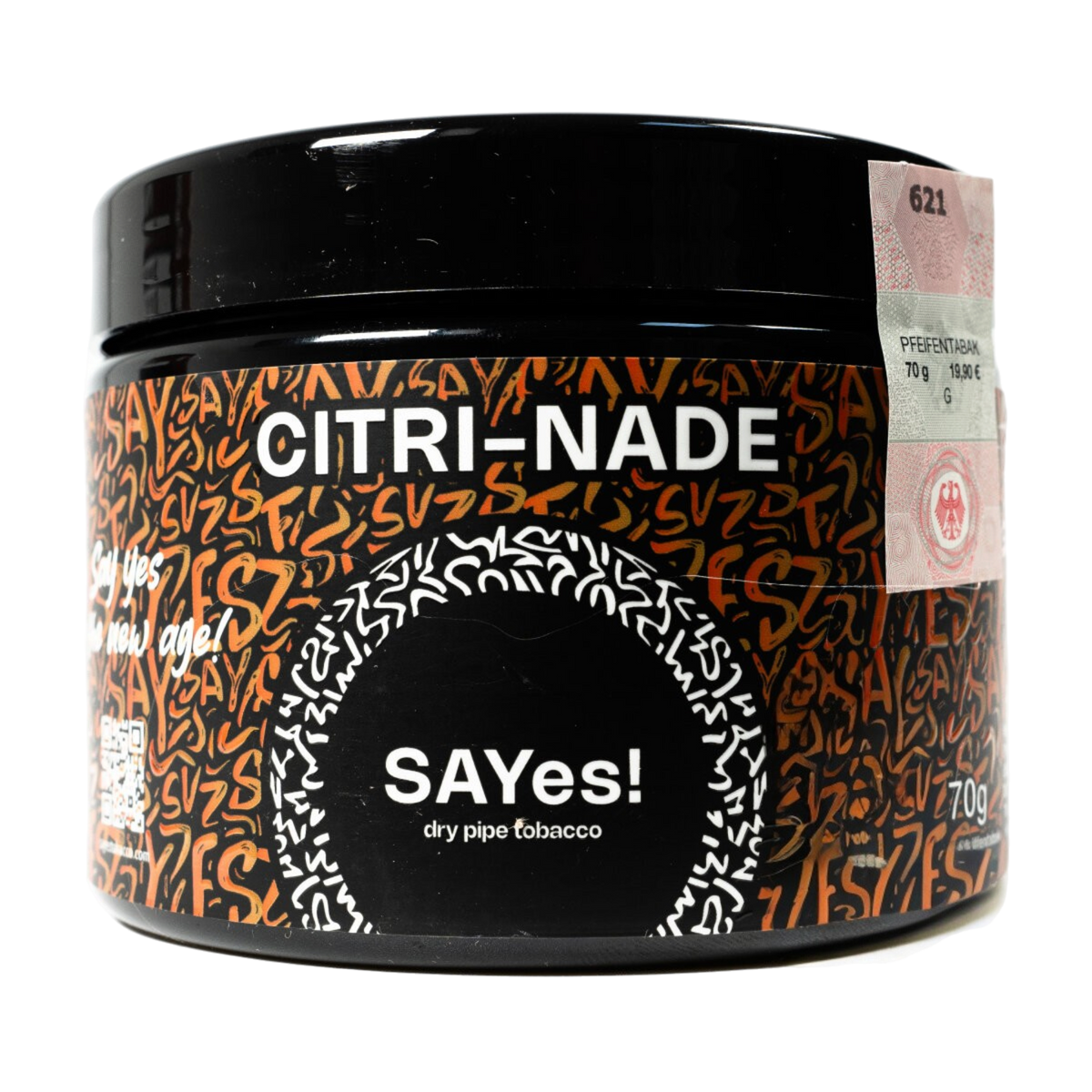 SAYes Dry Base - Citri-Nade - Pfeifentabak 70g
