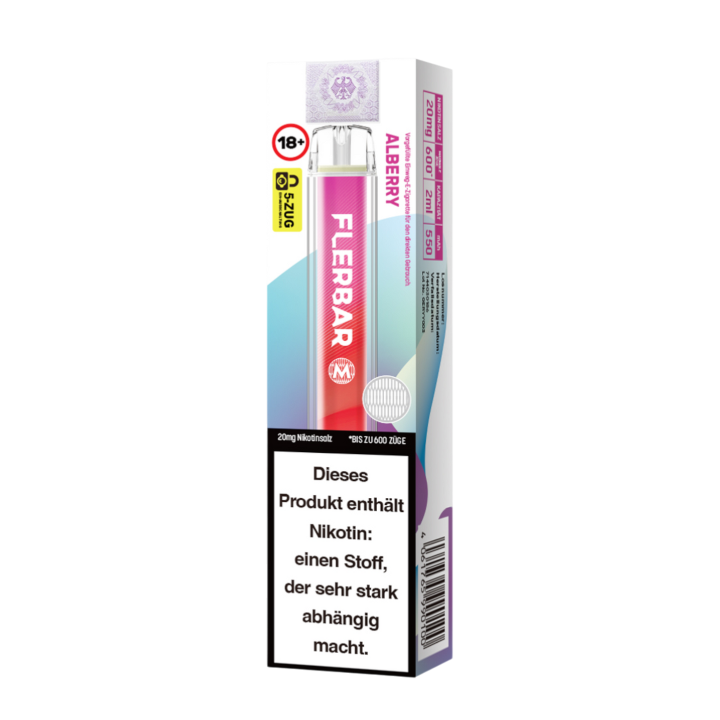 Flerbar Vape - Alberry - 20mg