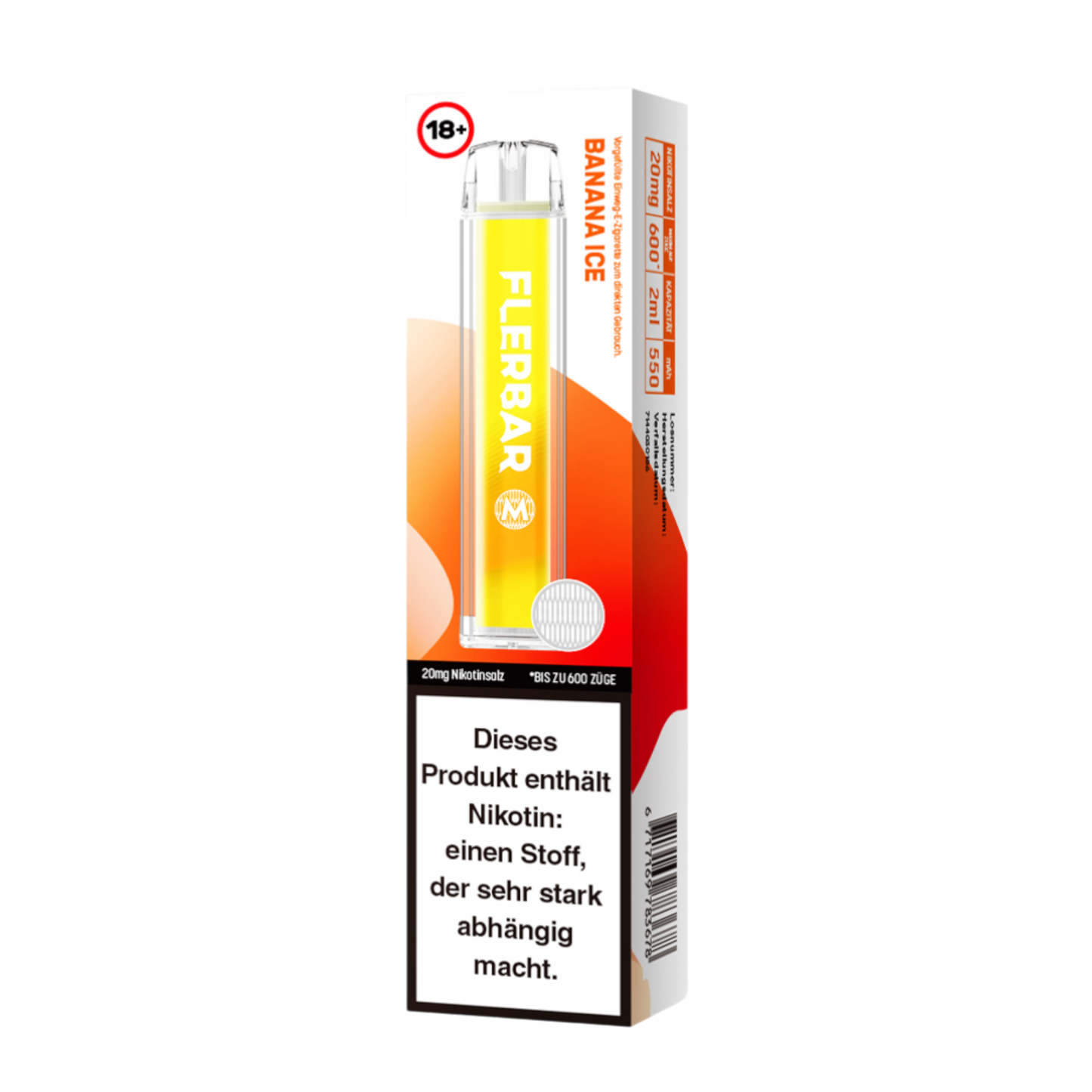 Flerbar Vape - Banana Ice - 20mg
