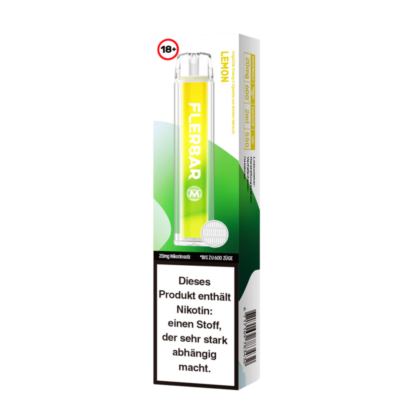 Flerbar Vape - Lemon - 20mg