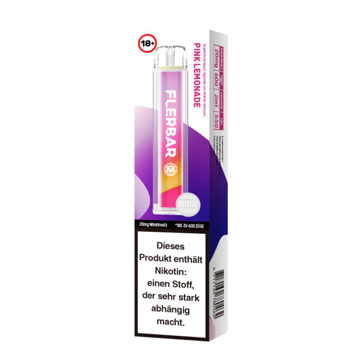 Flerbar Vape - Pink Lemonade - 20mg