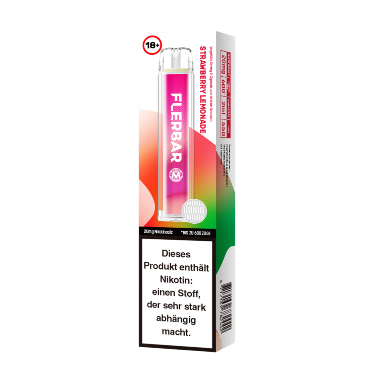 Flerbar Vape - Strawberry Lemonade - 20mg
