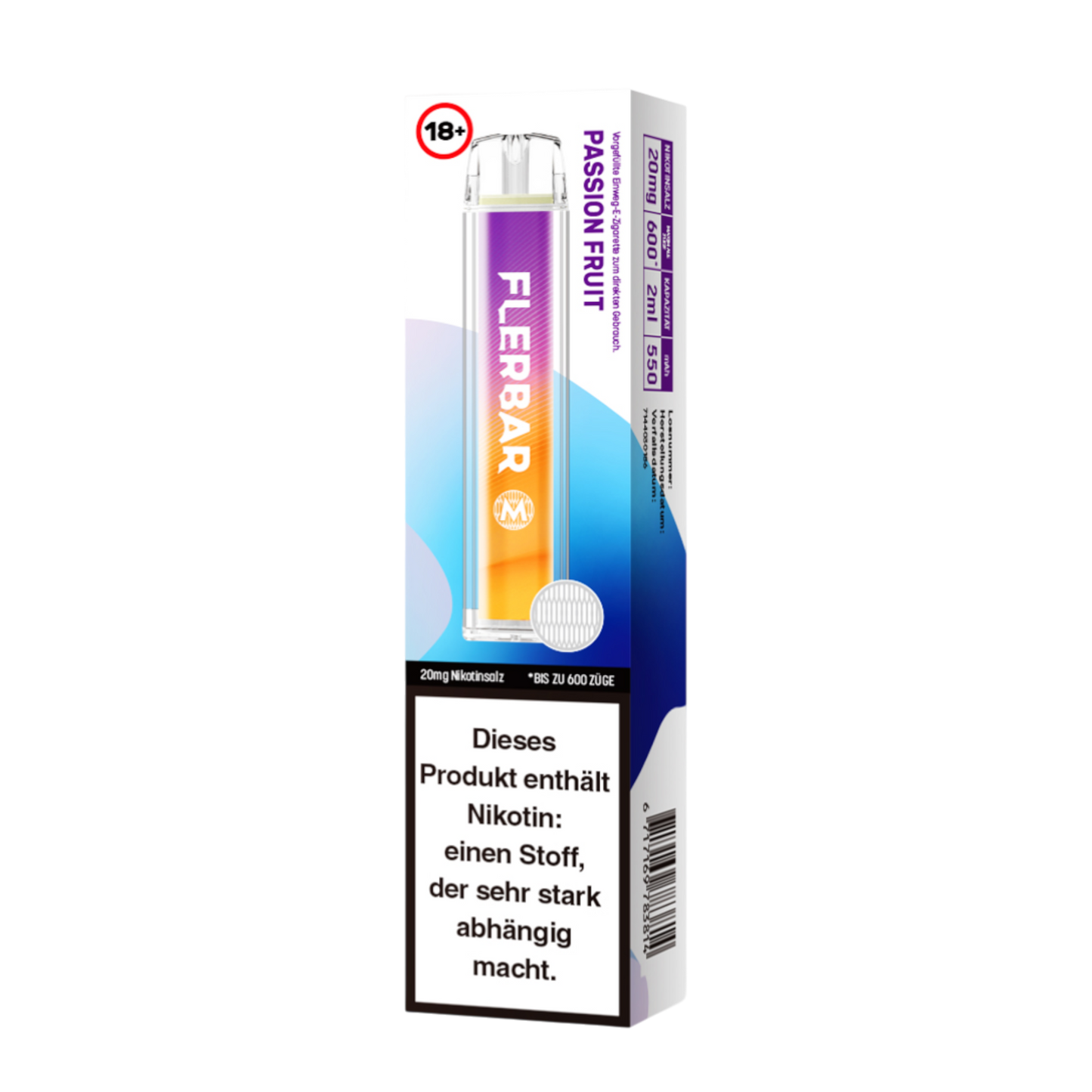 Flerbar Vape - Passionfruit - 20mg