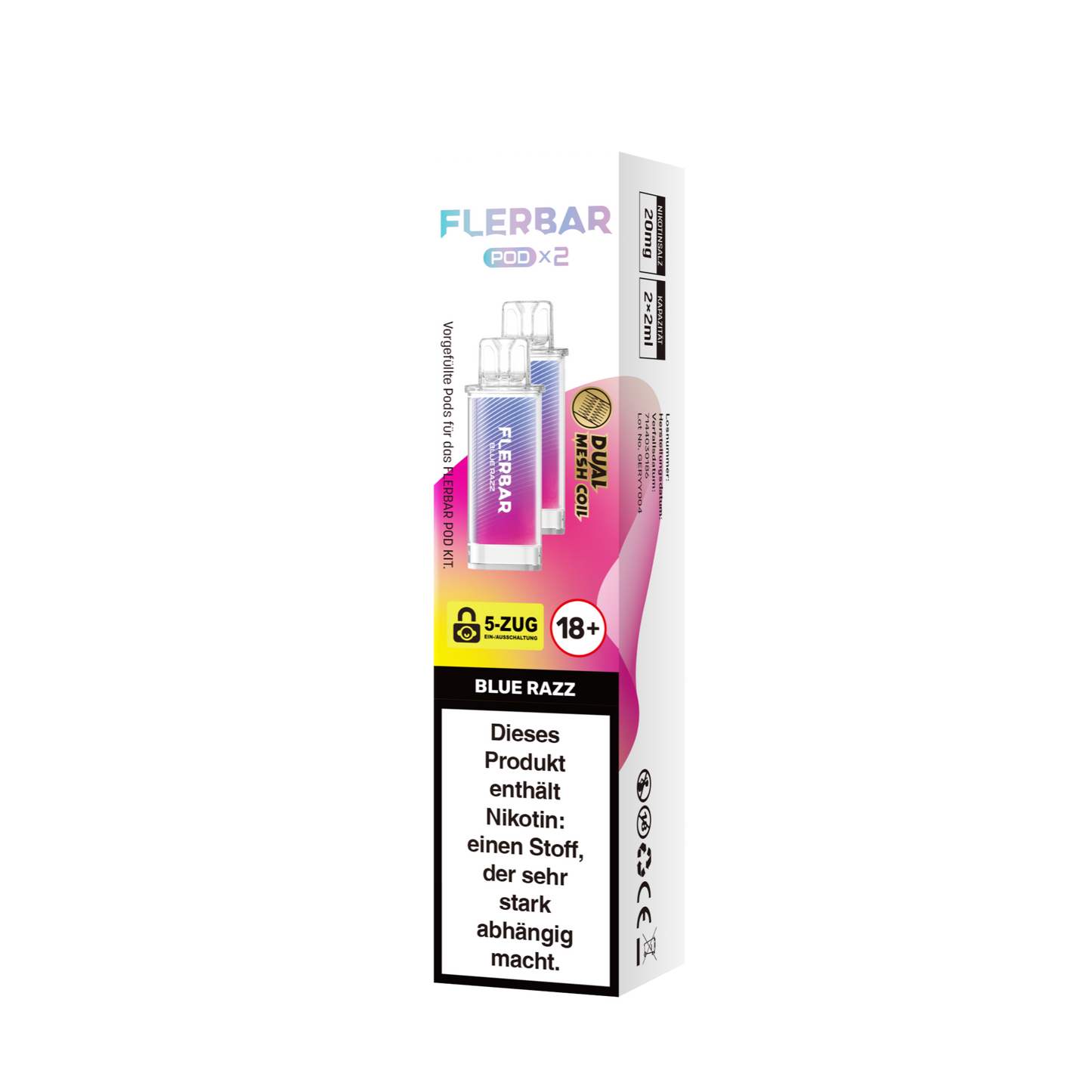 Flerbar - Prefilled Pod - Blue Razz