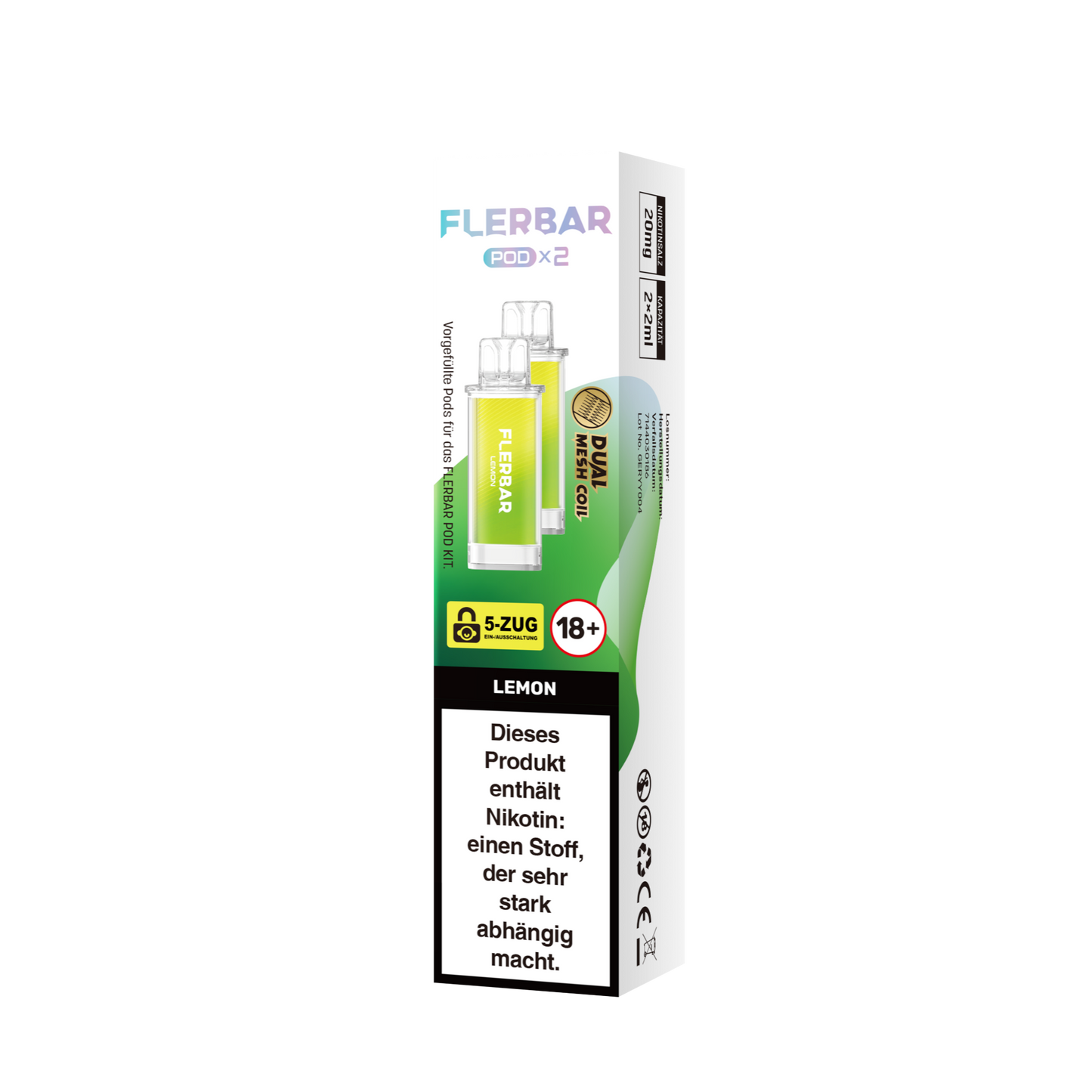 Flerbar - Prefilled Pod - Lemon