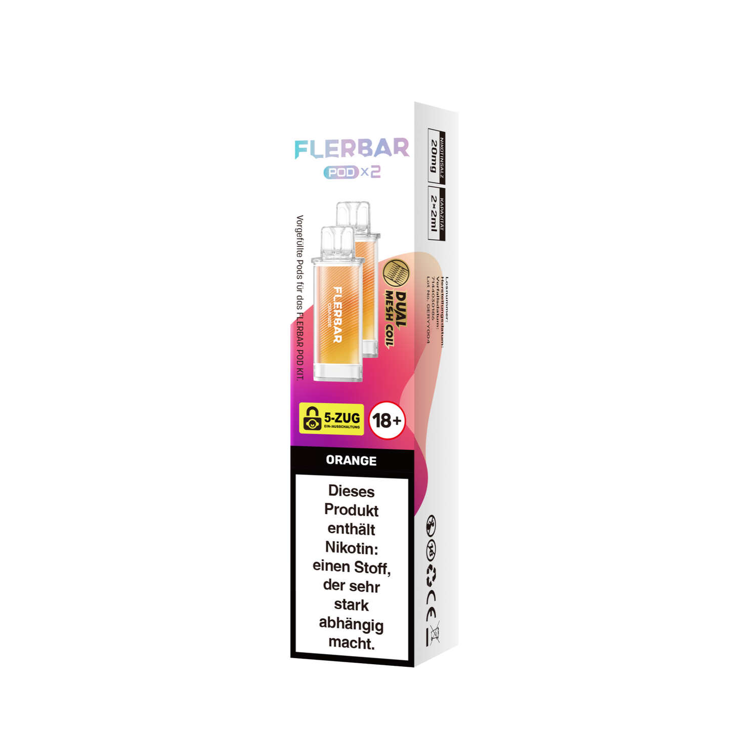 Flerbar - Prefilled Pod - Orange