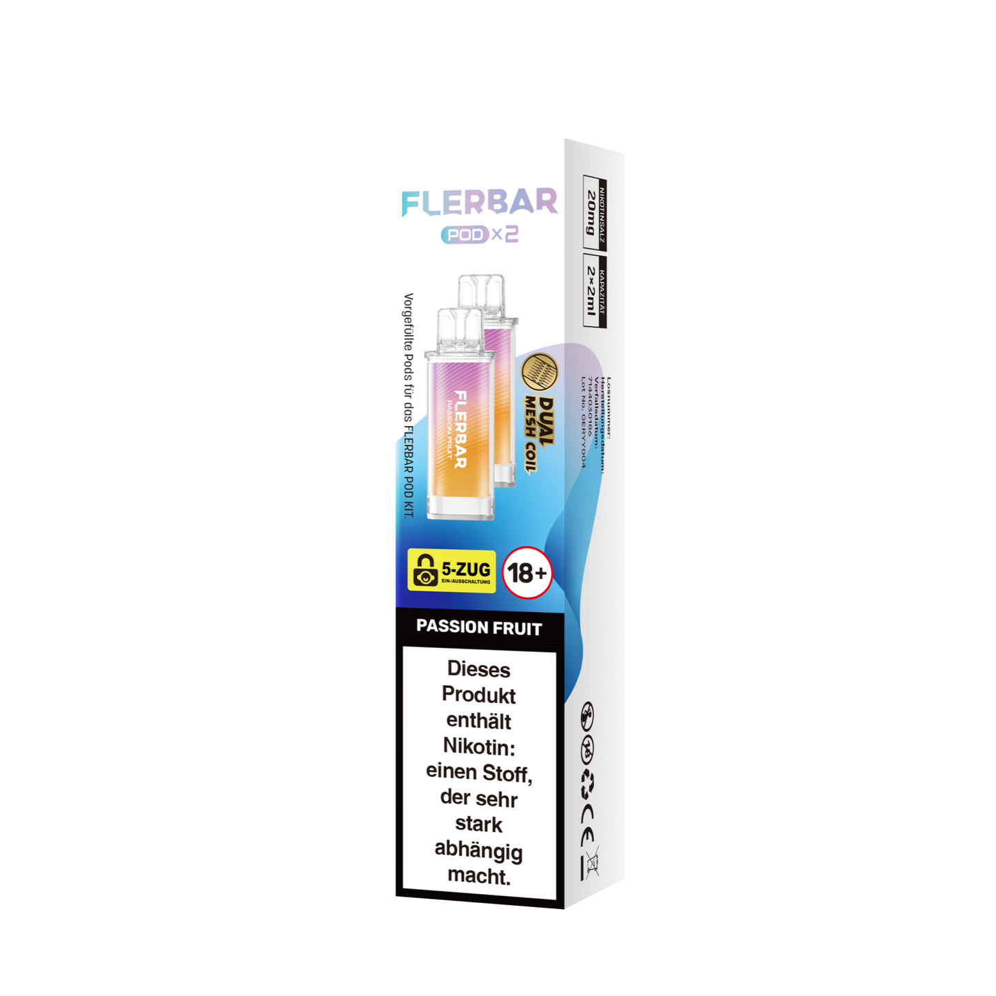 Flerbar - Prefilled Pod - Passionfruit