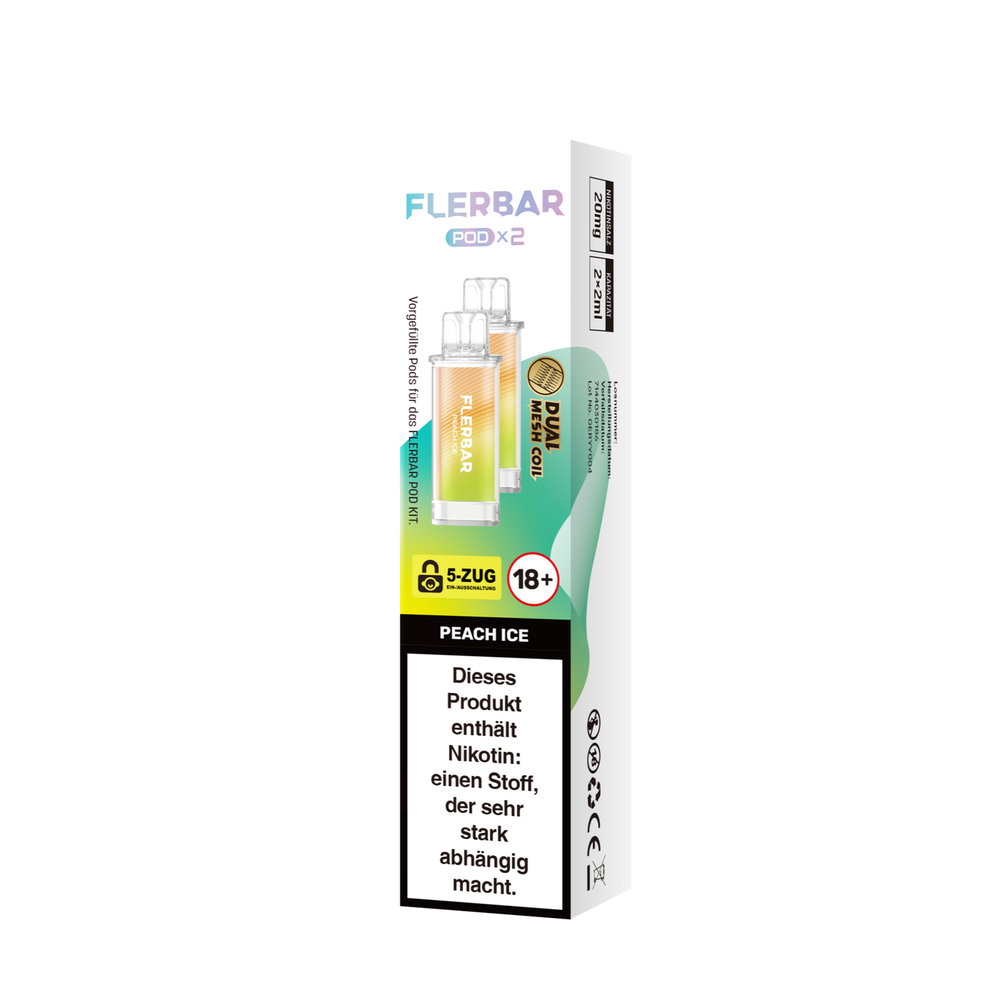 Flerbar - Prefilled Pod - Peach Ice