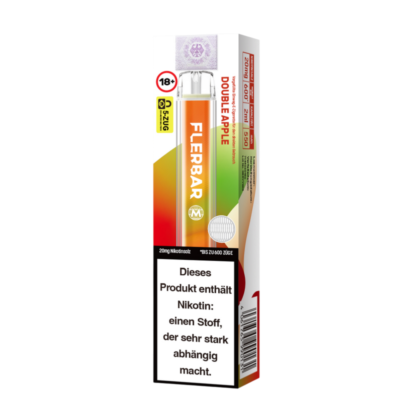 Flerbar Vape - Double Apple - 20mg