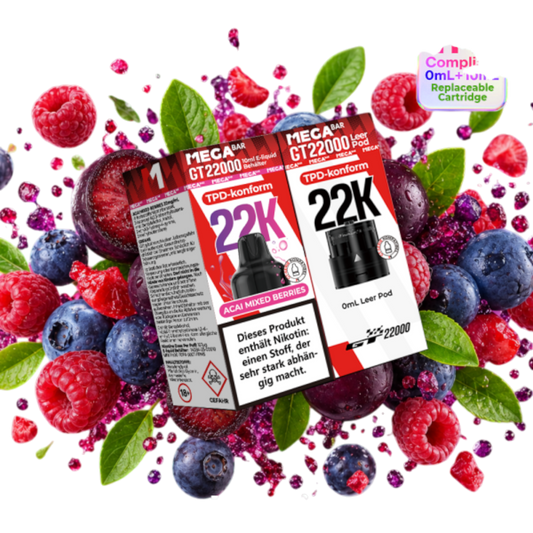 MegaBar - Prefilled Pod Liquid - Acai Mixed Berries