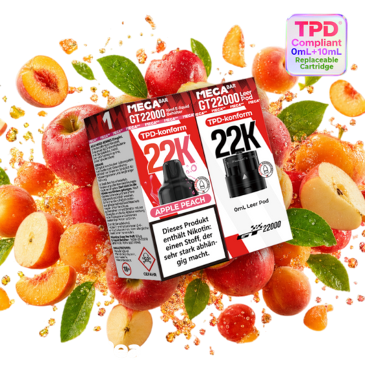 MegaBar - Prefilled Pod Liquid - Apple Peach