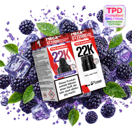MegaBar - Prefilled Pod Liquid - Blackberry