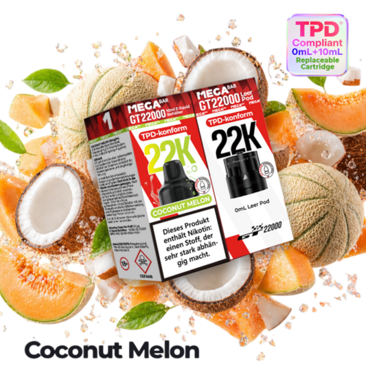 MegaBar - Prefilled Pod Liquid - Coconut Melon
