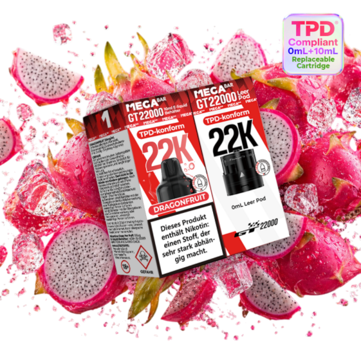 MegaBar - Prefilled Pod Liquid - Dragon Fruit