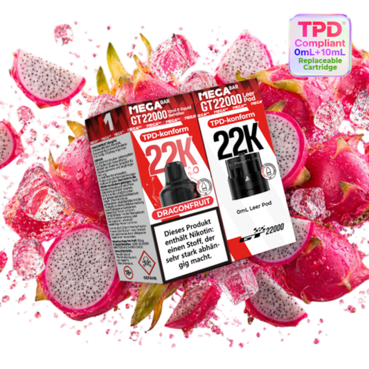 MegaBar - Prefilled Pod Liquid - Dragon Fruit