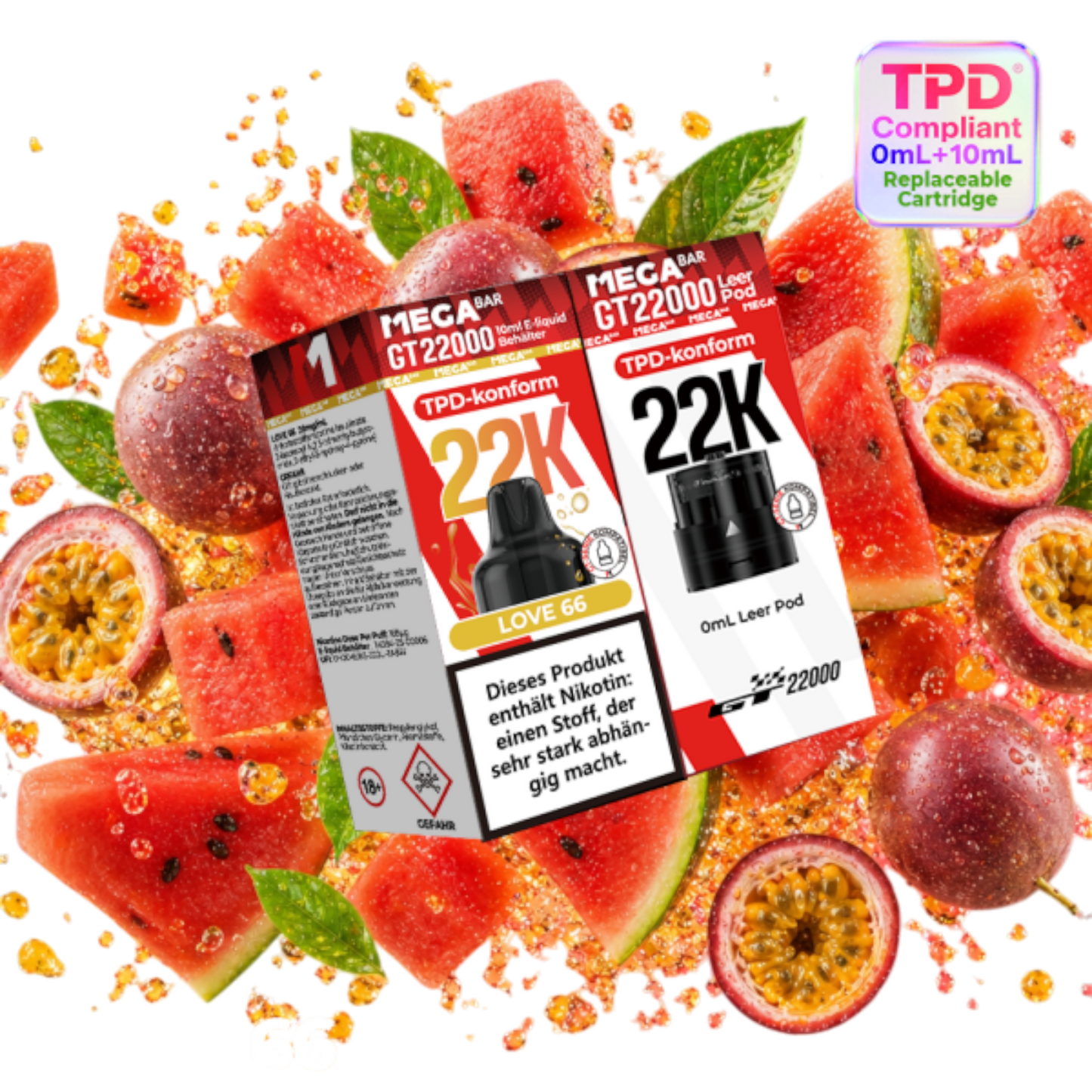 MegaBar - Prefilled Pod Liquid - Love66