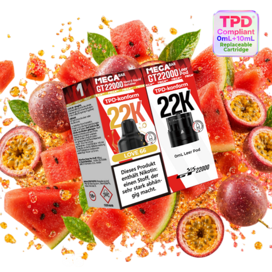 MegaBar - Prefilled Pod Liquid - Love66