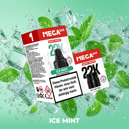 MegaBar - Prefilled Pod Liquid - Ice Mint