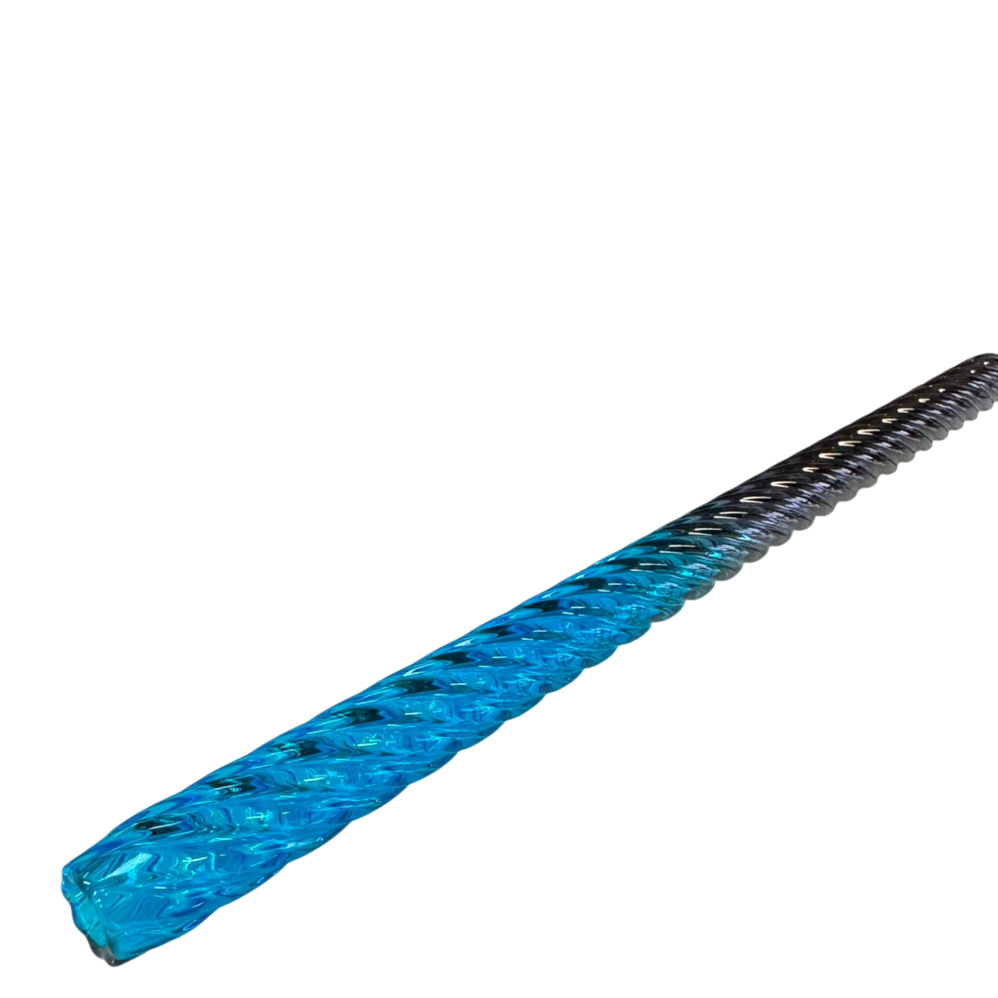 Pose - Glasmundstück - Schwarz Blau