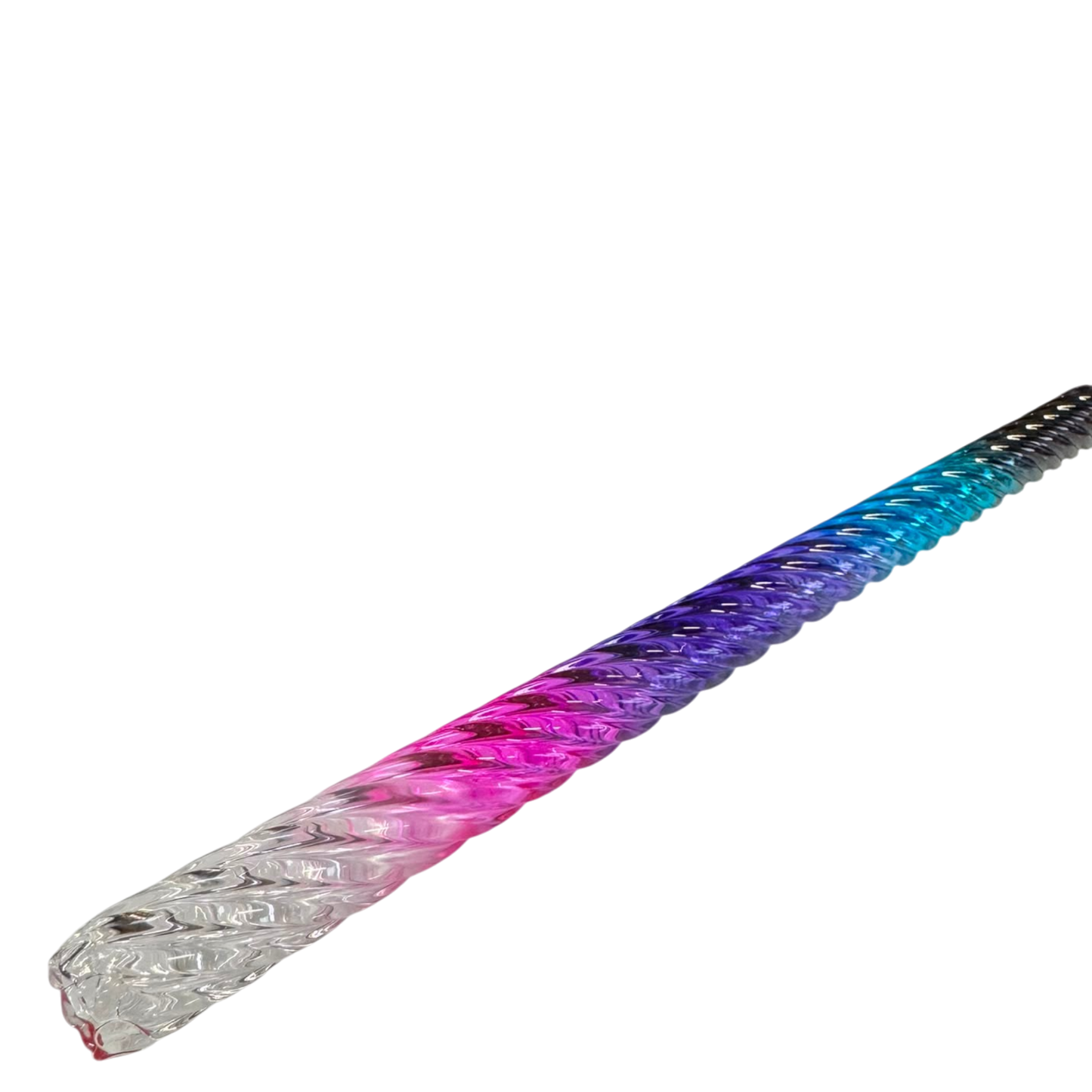 Pose - Glasmundstück - Schwarz Blau Lila Pink Clear