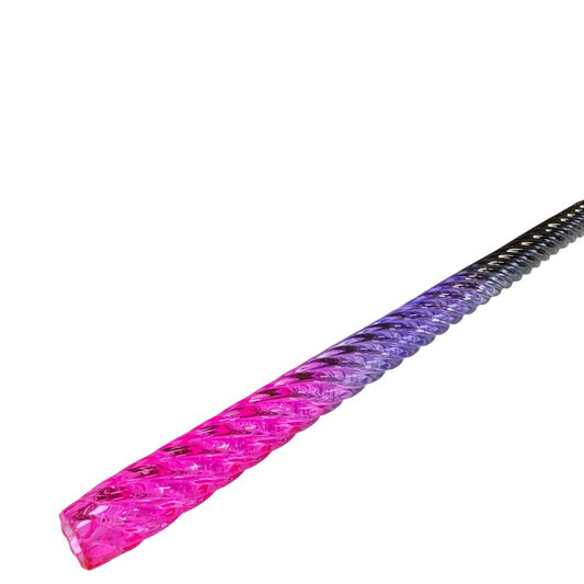 Pose - Glasmundstück - Schwarz Lila Pink