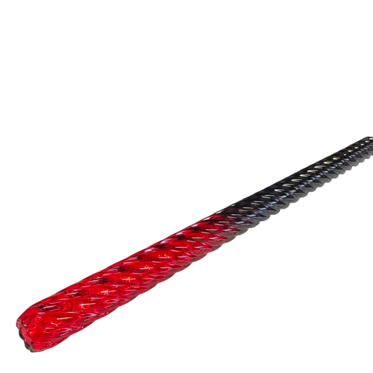 Pose - Glasmundstück - Schwarz Rot