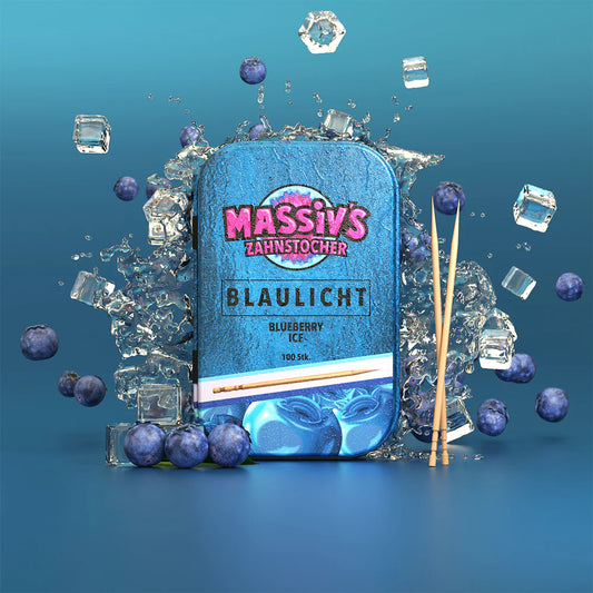 Massiv´s Zahnstocher - Blaulicht - 100 Stück