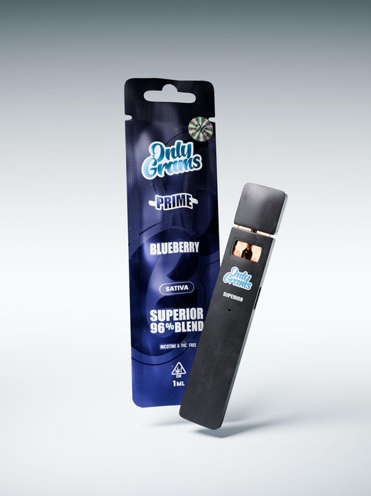 Only Grams - Blueberry - (H2 Superior Blend 96%) 1ml