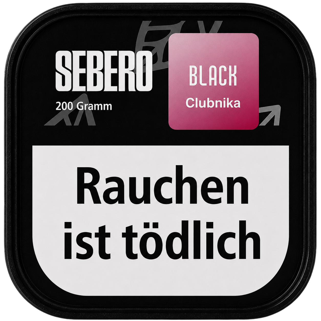 Sebero Black - Clubnika - 200g