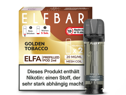 ELFA - Prefilled Pod - Golden Tobacco