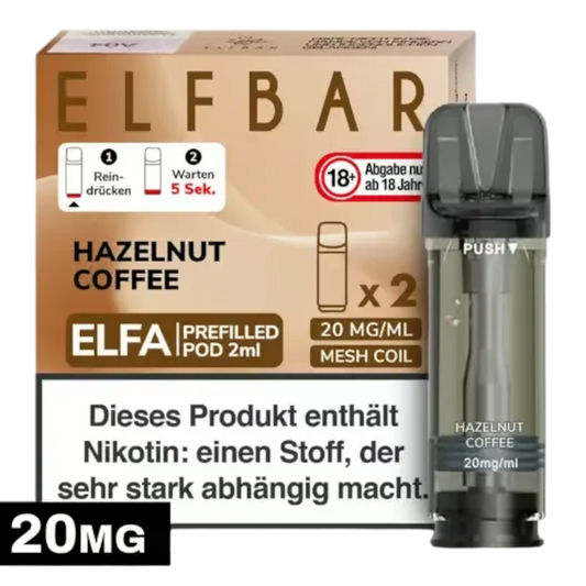 ELFA - Prefilled Pod - Hazelnut Coffee
