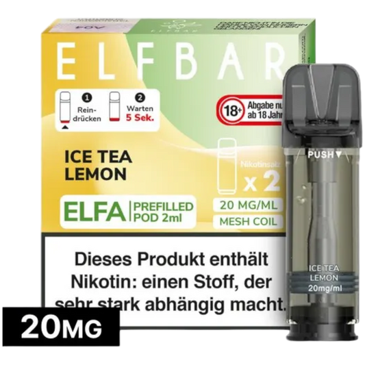 ELFA - Prefilled Pod - Ice Tea Lemon
