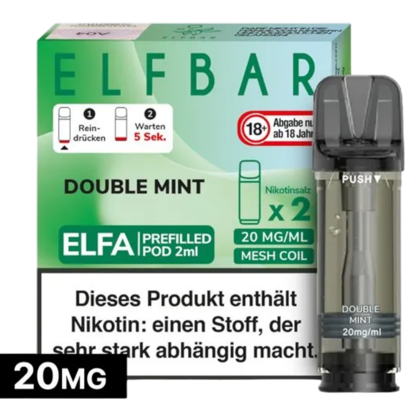 ELFA - Prefilled Pod - Double Mint
