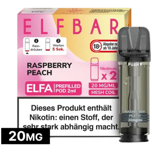 ELFA - Prefilled Pod - Raspberry Peach