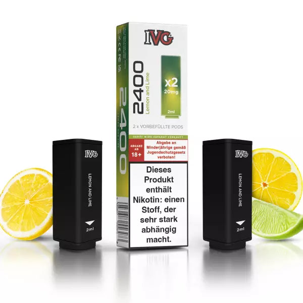IVG - Prefilled Pod - Lemon And Lime - ShishaBaba